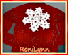 Snowflake Sweater Red