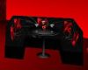 Couch - Table Black Red