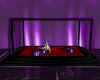 Black and purple stage