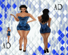-AD- BEBA dress sapphire