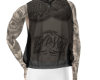 Beach Tank +Tat+Necklace