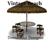 vintage beach bar table