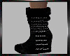 (E) Wedge Boots Black
