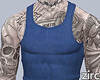 muscle blue tank top