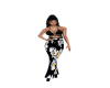 Blk Daisy Bggy Pants SM