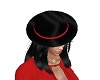 HAT BLACK AND RED