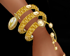 pearl bracelet golden