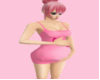 Pink maternity mini