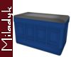 MLK Blue Storage Bin