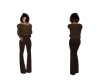 Brown Sweater outfit