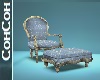 Fancy Blue Classic Chair