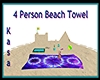 4 Person Beach Towel