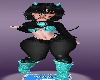 Glitter Devil Jeans Blue
