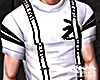 White Tee + Suspenders