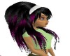 purple and black hair