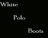 TT White Polo Boots