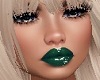 green lips&piercing2
