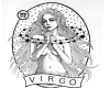 Virgo Goddess Cutout