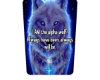 MI Alpha Wolf Cutout