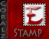 Red "E" Stamp