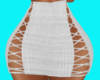 White Knitted RLL Skirt