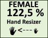 Hand Scaler 122,5% Femal