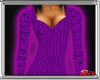 {SA} Purple Knit Dress