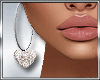 B* Diamond Heart Earring