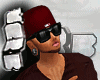 V/ Vneck Dark Red.