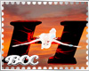 [BCC]H Letter- Red Black