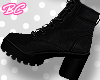 ♥Black vegan boots