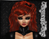 (RR) Red hair w/pvc bow