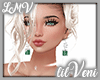 Gift Box Earrings Green