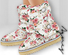 A. Knitted Floral Uggs