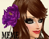 Purple HairFlowers*MEME*
