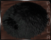 Round Fur Rug