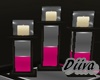 Diiva Trio Lit Candles