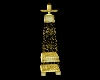 Gold Candle/Stand