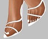 White Strappy Heels