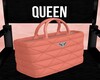 Peach Padded Tote