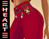 Christmas Jeans Red