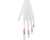 wHITE cROC nAILS