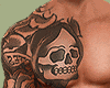 ✂ Skull Arm Tatto