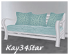 Sky Blue Wedding Couch
