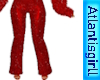 Red Glitter Pants