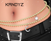 !!K Waist Beads Greenish