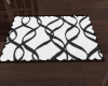 *YS* Black and White Rug