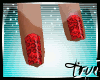 TV|Red Leopard Nails