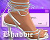 ❤ Baddie Heels White