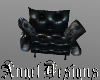 !AH Black Leather Chair